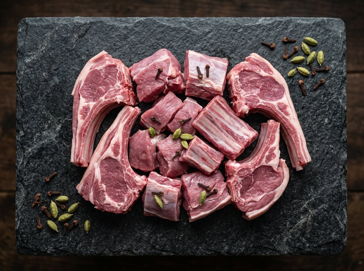 Fresh Goat Mutton Curry Cut