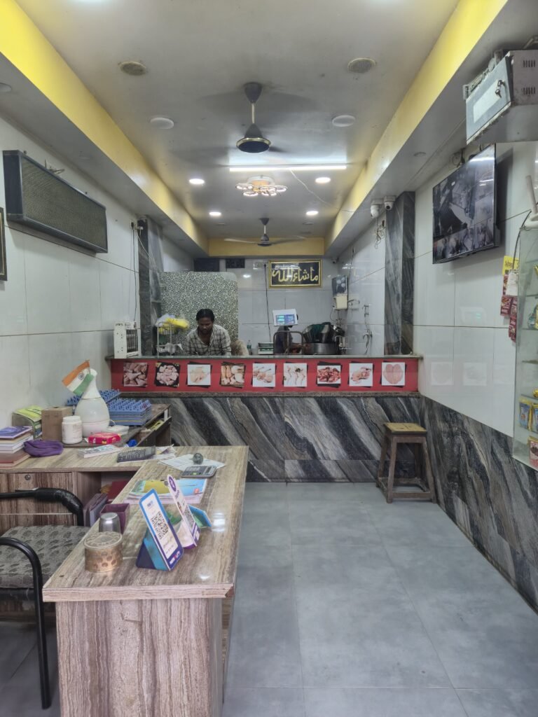 Stainless steel cutting counter